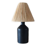 Tadelekt lamp with raffia lampshade