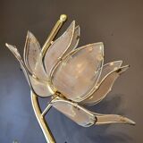 Hollywood Regency Lotus Flower Floor Lamp