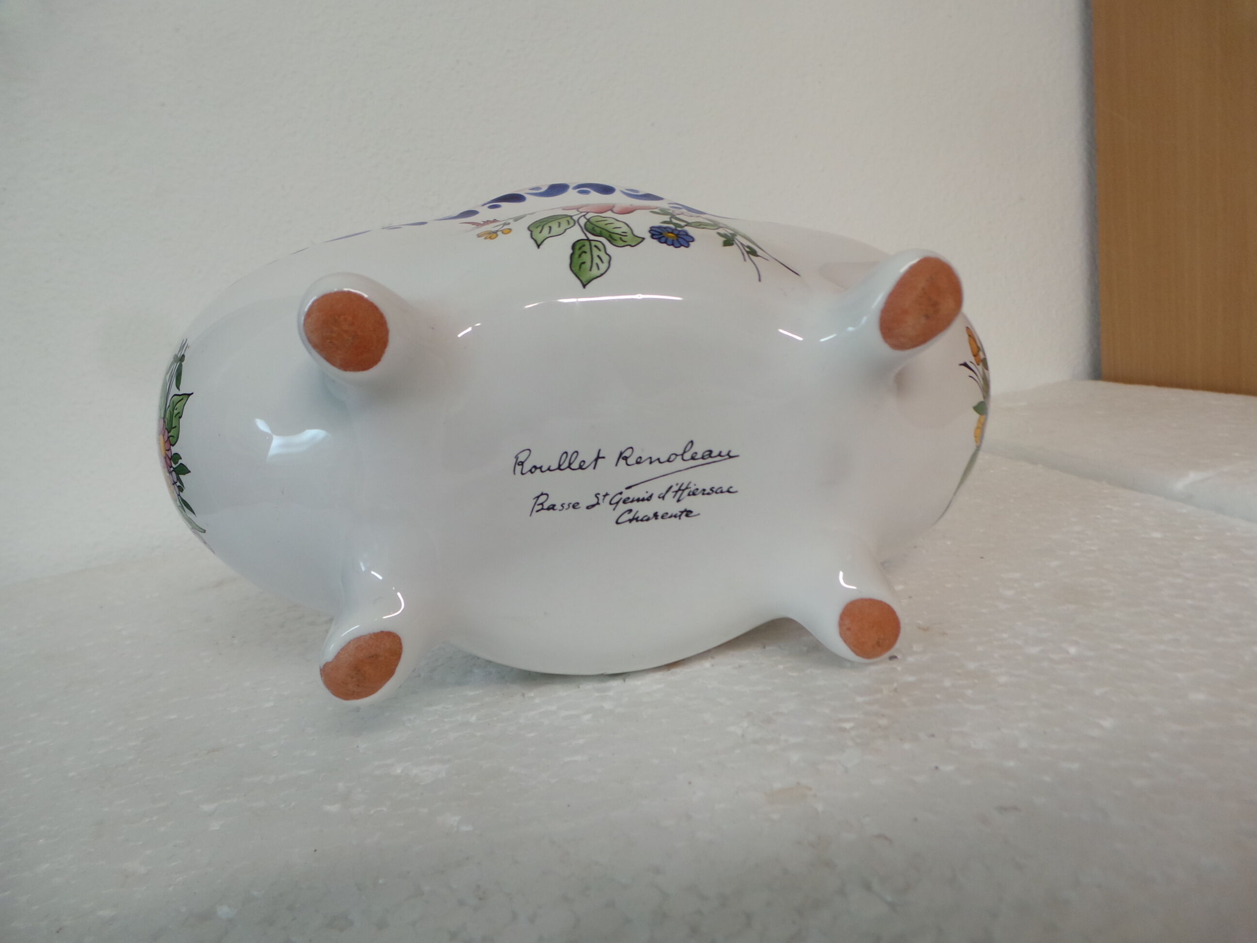 Roullet Renoleau has floral decoration trinket bowl