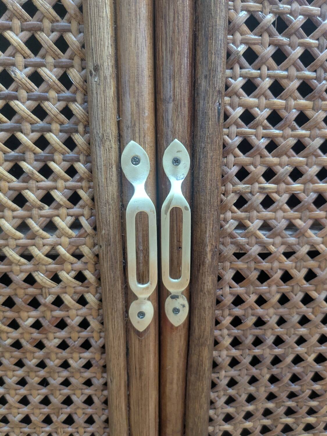 Rattan and cane sideboard