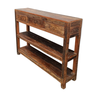 Console en bois ancien