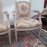 Lot of Louis XVI style armchairs