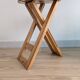 Folding stool TS attributed to Roger Tallon – French design from the 1970s.
