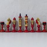 Khokhloma chess game