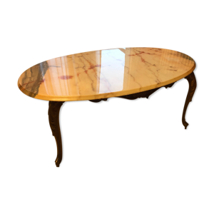 table basse salon style - marbre