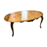 Coffee table Louis XV marble style on bronze legs