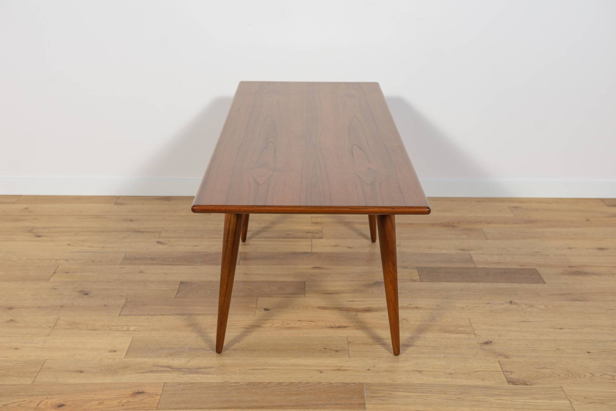 Danish Model 100 Teak Coffee Table from Omann Jun, Denmark, 1950s