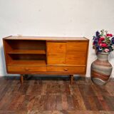 Mid century retro vintage teak small sideboard