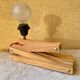 Accordion lamp, vintage Scandinavian design from the 90s, modernist design.