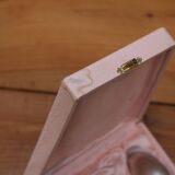 Vintage 4-piece silver-plated metal box set – shell motif – 18 g silver plating