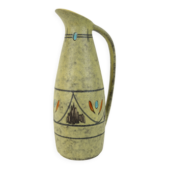 scheurich mid century VASE rough glaze abstract decor model 273-38