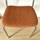 Pair of vintage Eurosit chairs, chrome and tweed, 1970s