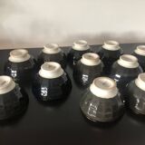 11 old Céranord Saint Amand Semi Vitrified bowls