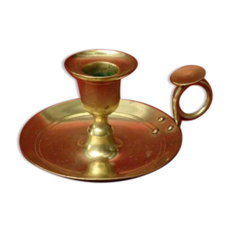 Brass bronze hand candle holder