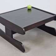Postmodern Architectural Wooden Coffee Table, Germany, 1970s