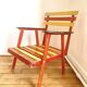 Rare vintage wooden armchair