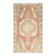 Vintage Turkish Oushak Handmade Wool Cotton Red Area Rug 123x220