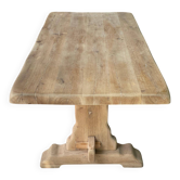 19th century solid oak monastery farmhouse dining table 200cm