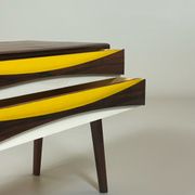 Palisander beside chest by Niels Clausen for N.C. Møbler