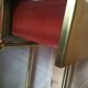 Table d'appoint en laiton et marbre