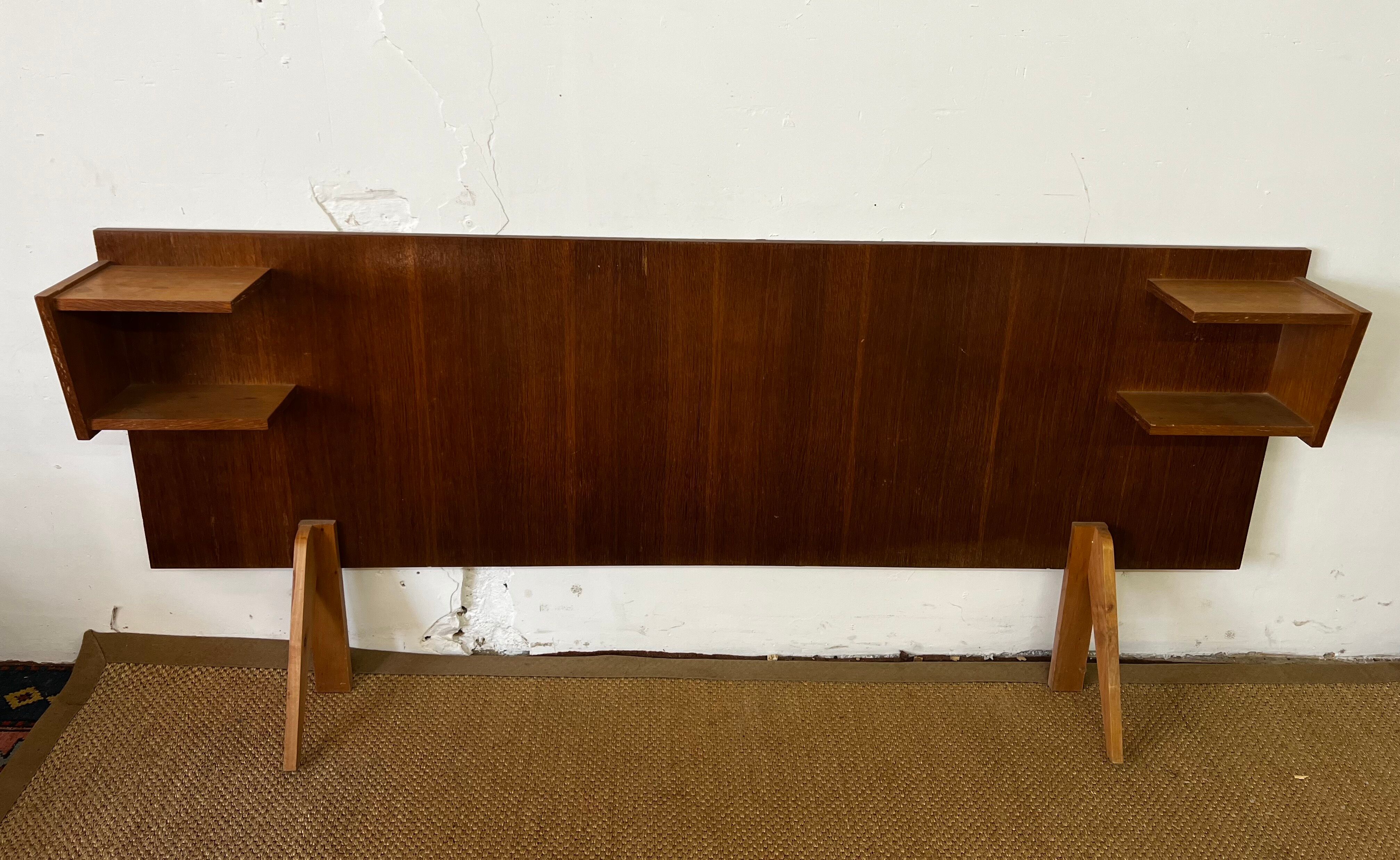 Vintage wooden headboard