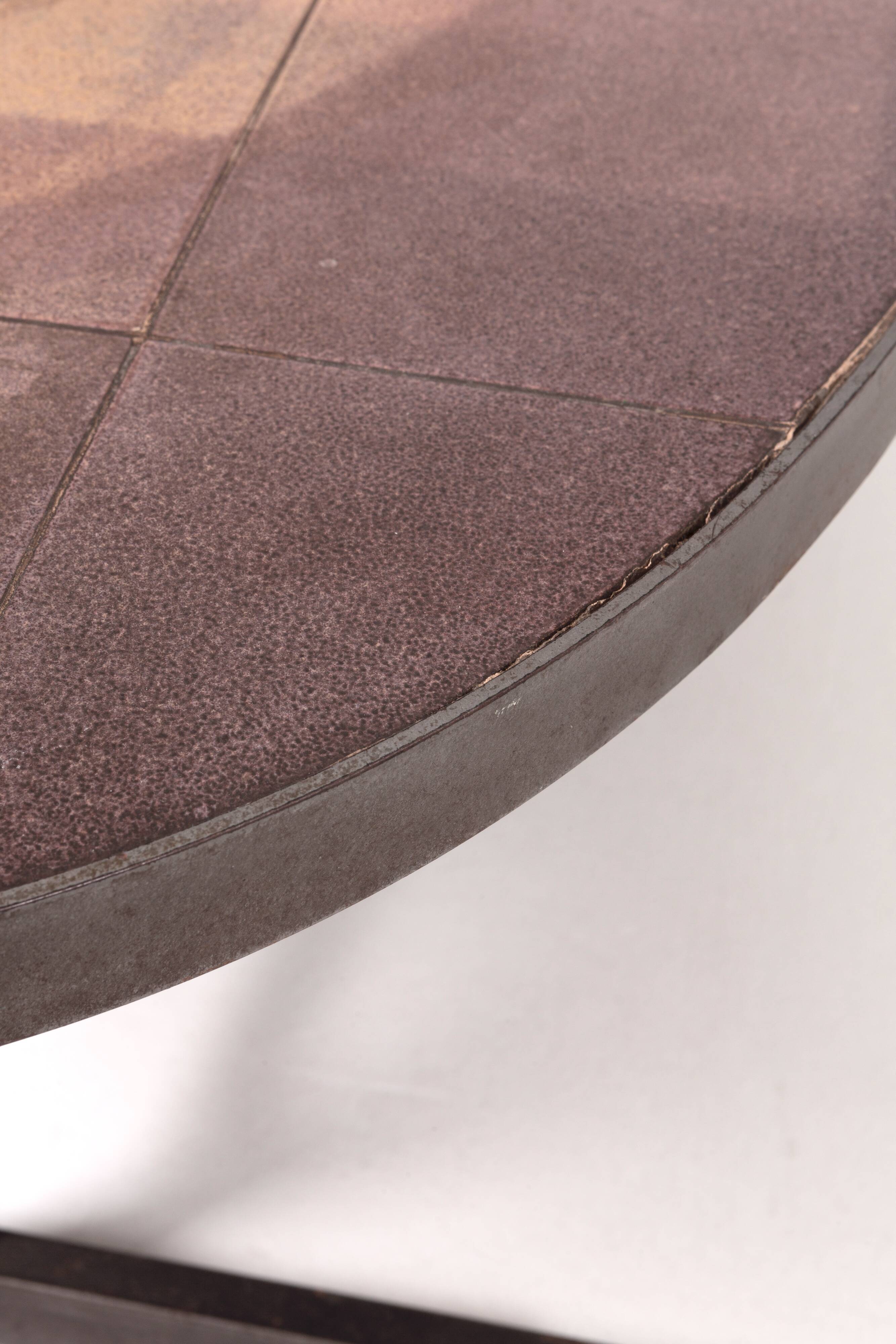 Table basse en céramique Jacques Lignier, 1970