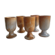 Lot of 5 stoneware mazagrans