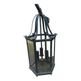 Large iron lantern with its crook