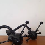 Set of 2 black Sputnik coat racks