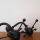 Set of 2 black Sputnik coat racks