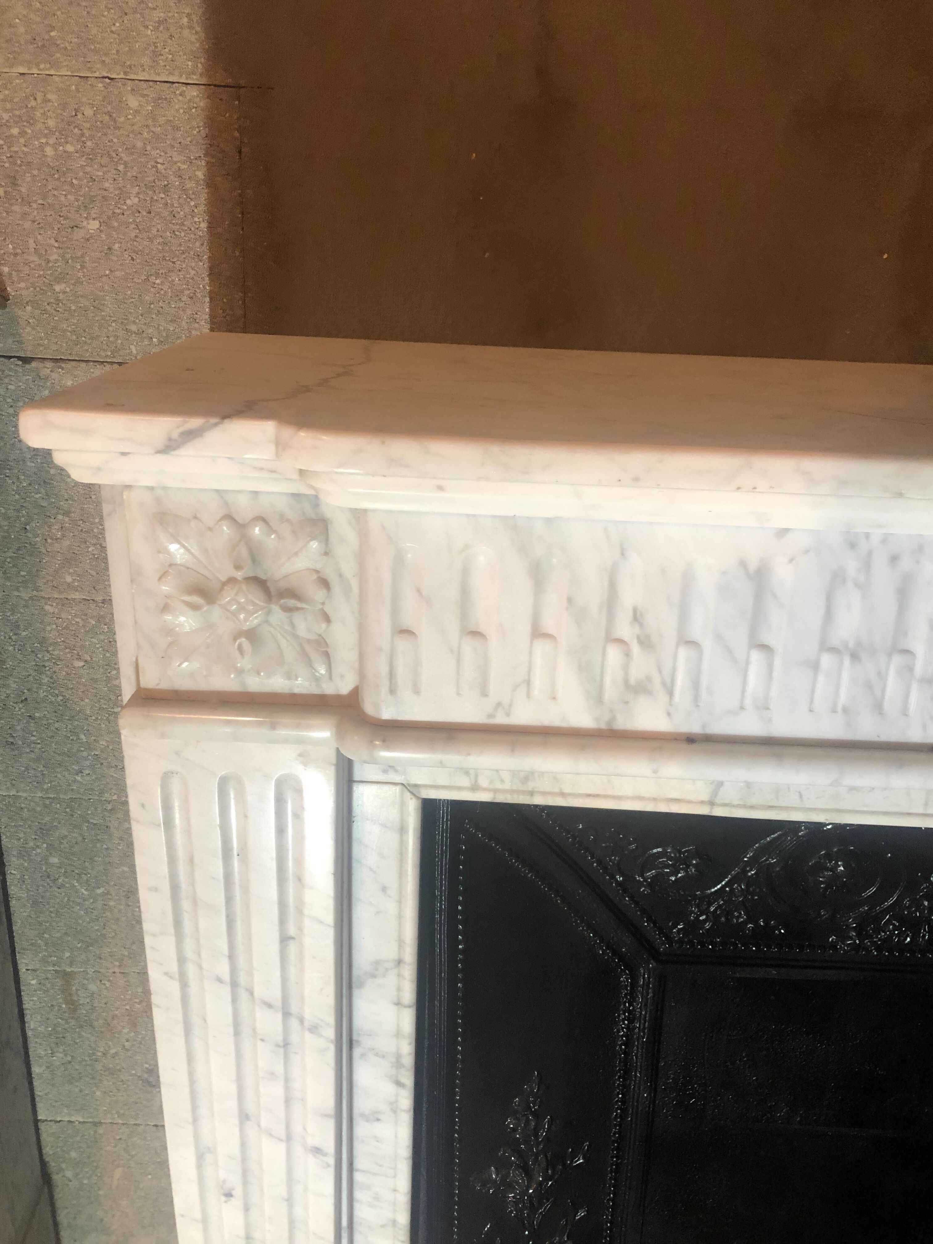 Old louis XVI style fireplace