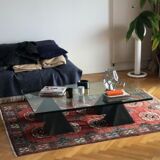 Reinforced glass coffee table