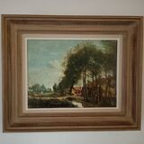 Framed reproduction Corot