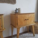 Pair of bedside tables-compass-circa 1960-Scandinavian spirit