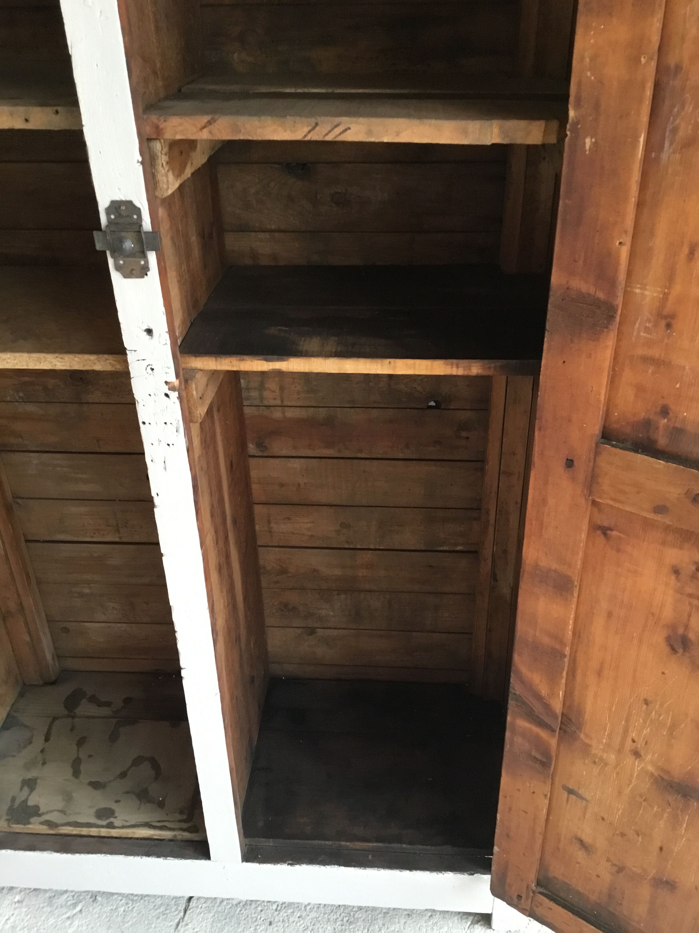Wooden parisian wardrobe XXth