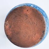 Studio ceramic art amphora vase by Werner Lehr, from Keitum Sylt, Germany, 1960s