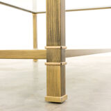 Mid-century brass coffee table