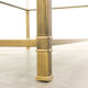 Mid-century brass coffee table