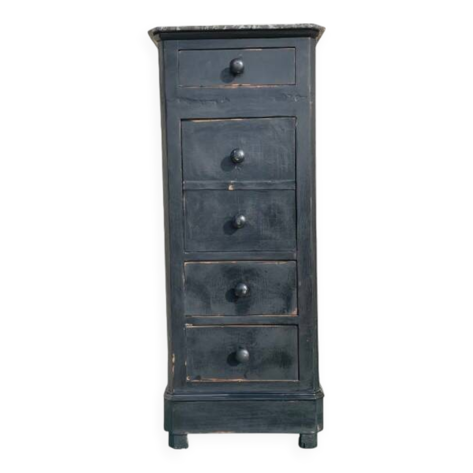 Tall and narrow chest of drawers / bedside table