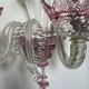 Wall lamp in Murano glass