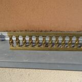 Bronze fireplace bar chenets XIXth