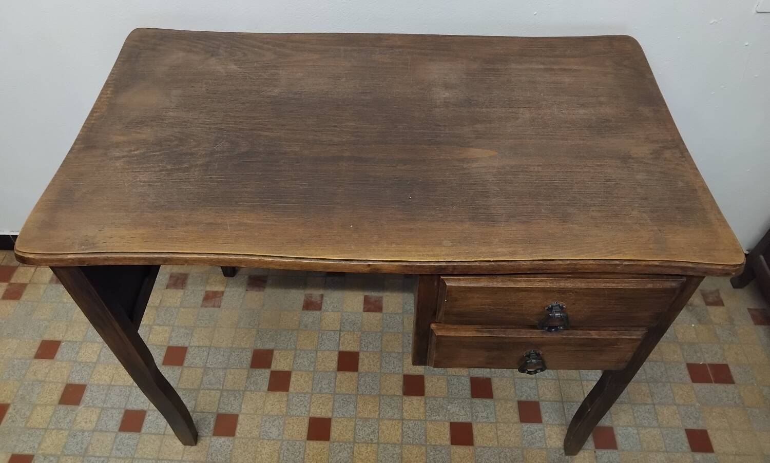 Old wooden desk