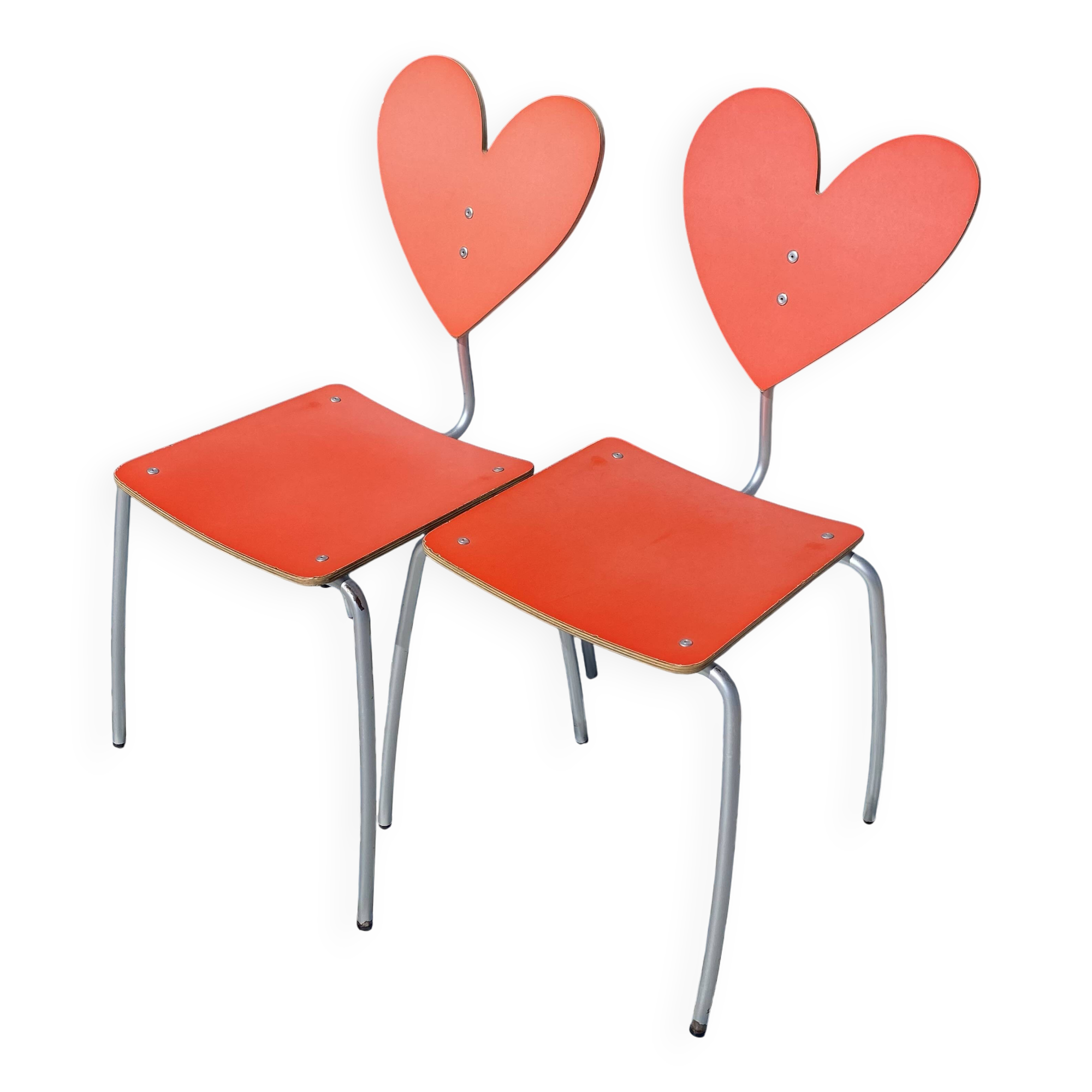 Set of Heart, Cloud, Smiley and Flower chairs by Agatha Ruiz de la Prada