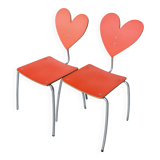 Set of Heart, Cloud, Smiley and Flower chairs by Agatha Ruiz de la Prada
