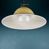 Beige Murano glass pendant light by De Majo, Italy, 1970s.