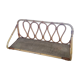 Vintage rattan shelf