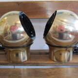 Pair of Scandinavian Hemi Klot 3 wall lights