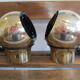 Pair of Scandinavian Hemi Klot 3 wall lights