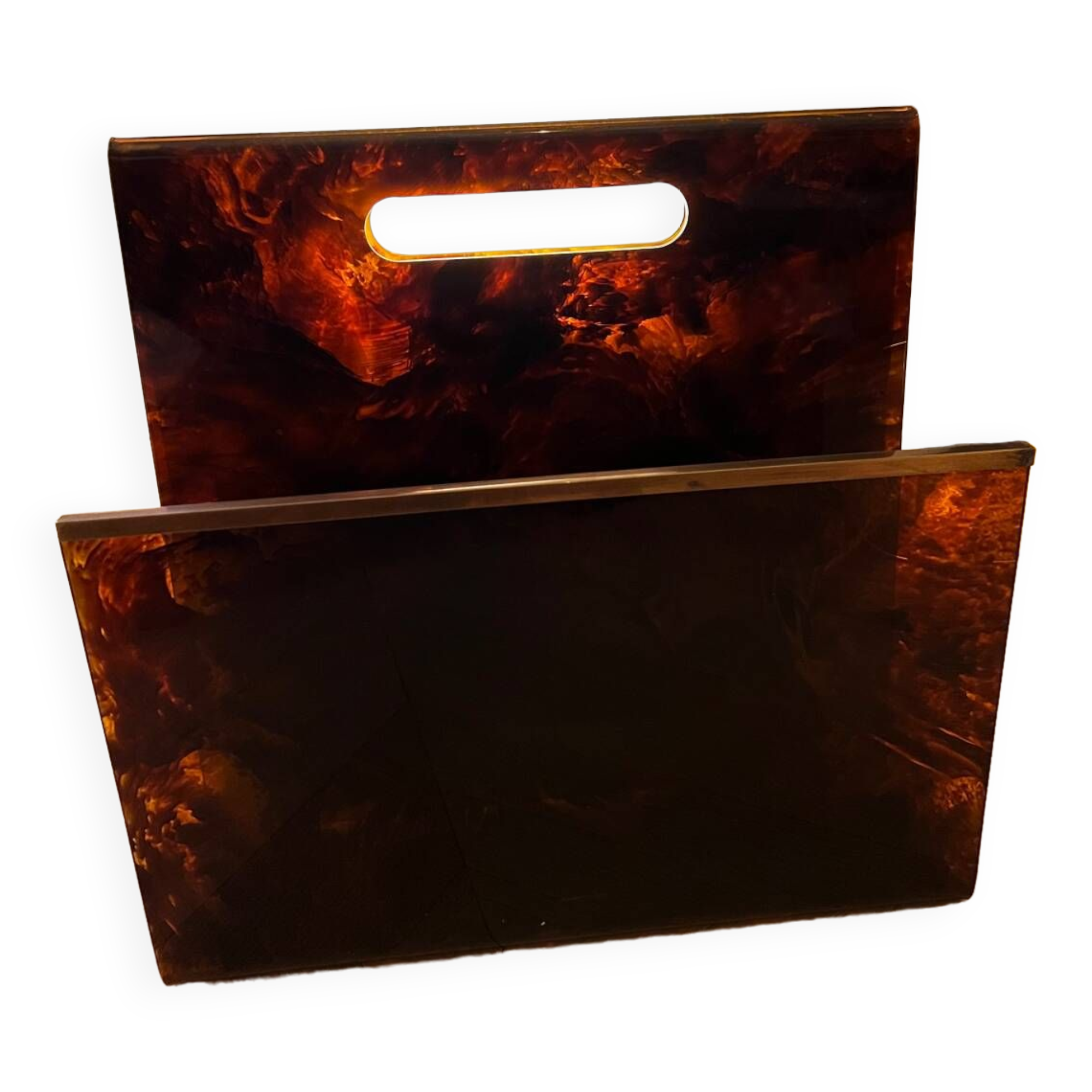 Plexiglas magazine holder