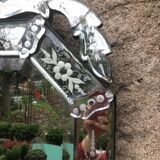 Venetian mirror circa 1900, 100x54 cm